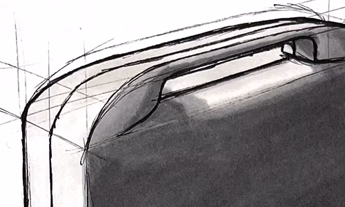 Croquis technique, encre et feutre. — Illustration réalisée avec marqueurs graphiques et encre.