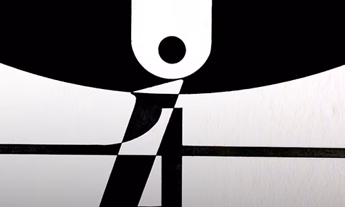 Représentation culturelle de la ville japonaise de Oita par un jeux typographique. — Illustration réalisée à l’encre.