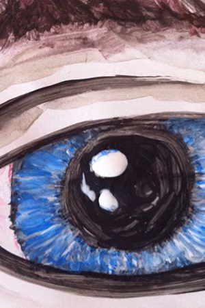 Une œuvre personnelle dessinée et peinte à l’aquarelle et gouache