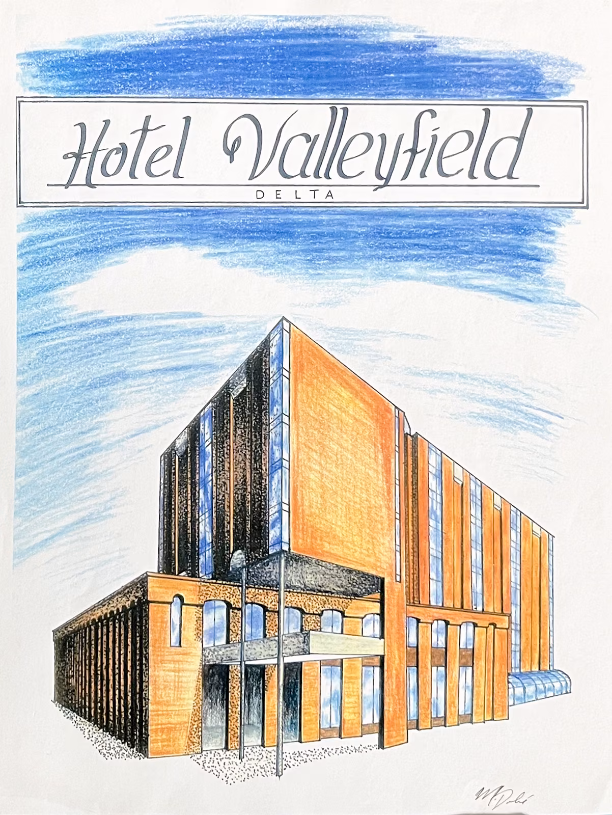 Page illustrée du Livre d’Or de la municipalité de Salaberry-de-Valleyfield